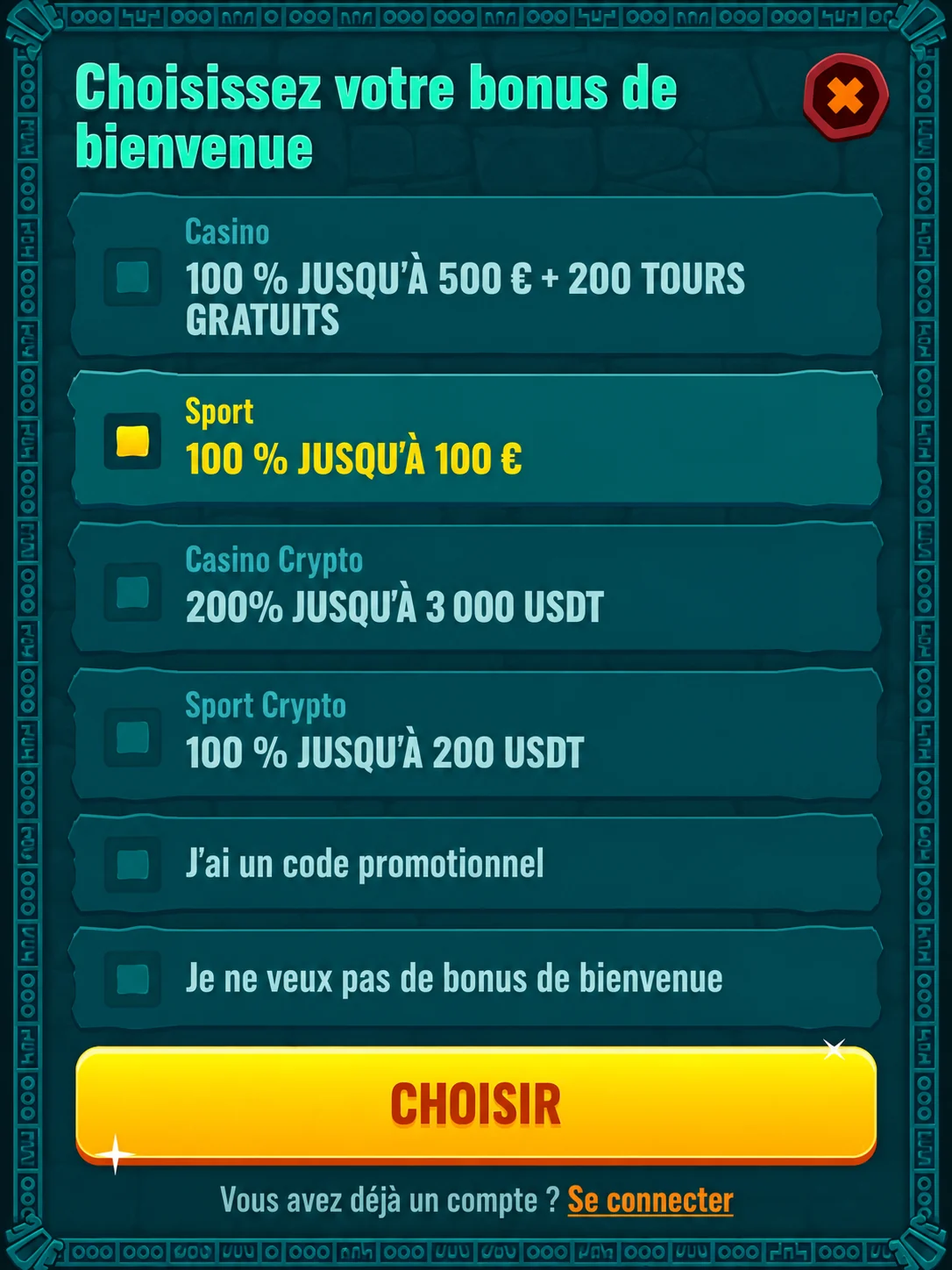 Capture des bonus de bienvenue Spinanga : casino, sport et crypto